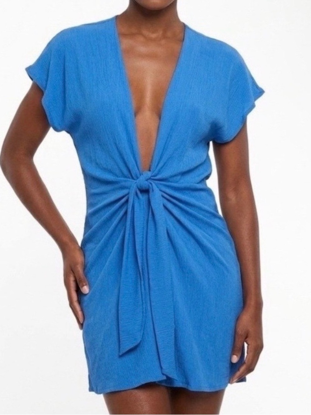 Tie-Front Swim Coverup